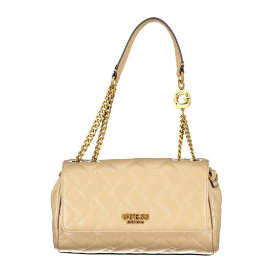 Guess Jeans Beige Polyethylene Handbag GU-23484