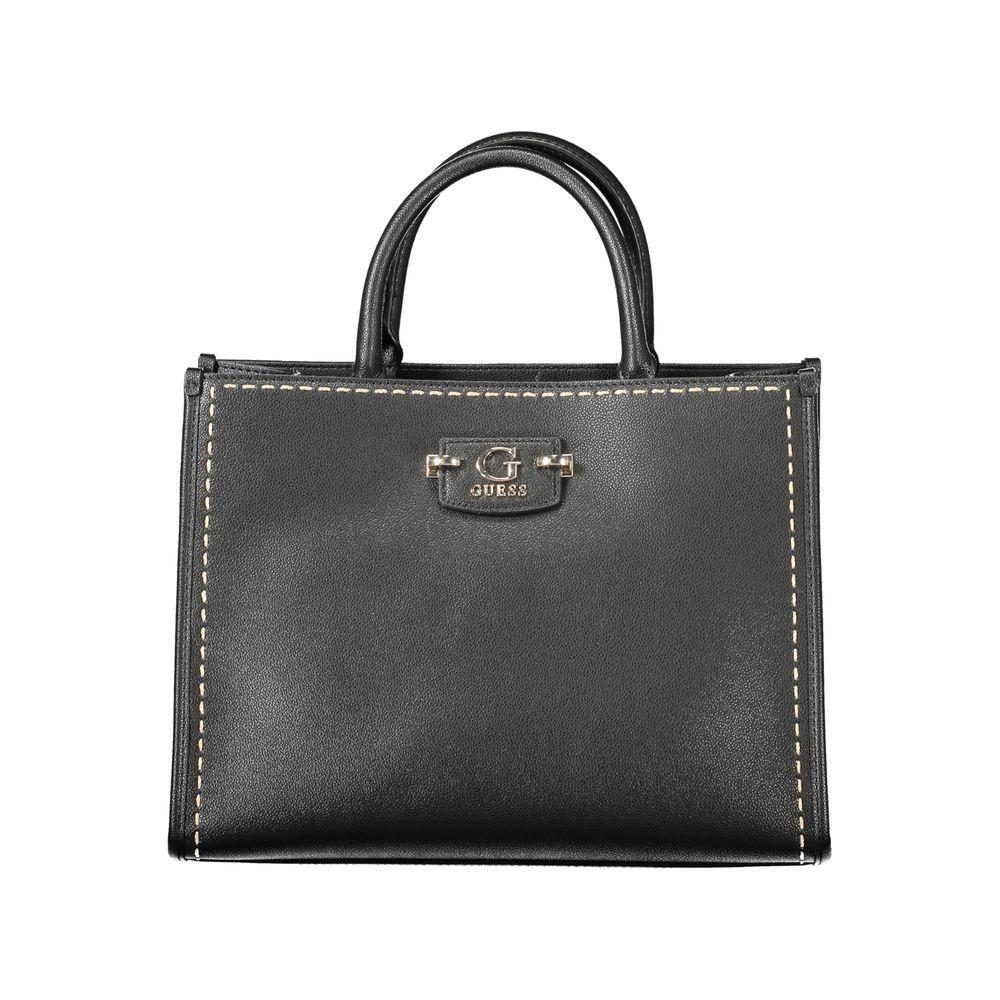 Front view with bag zipped and handles upright.