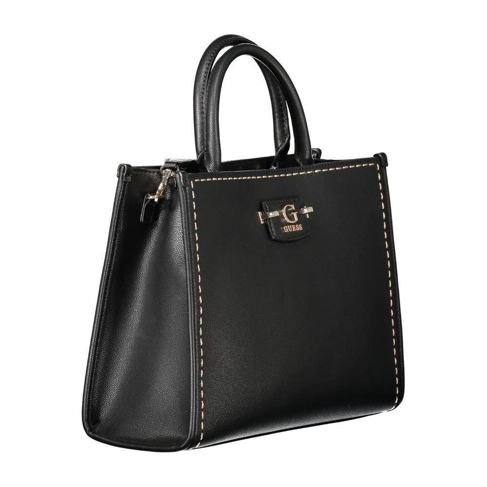 Front view with bag zipped and handles upright.