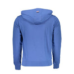 U.S. POLO ASSN. Blue Cotton Men Sweater Hoodie