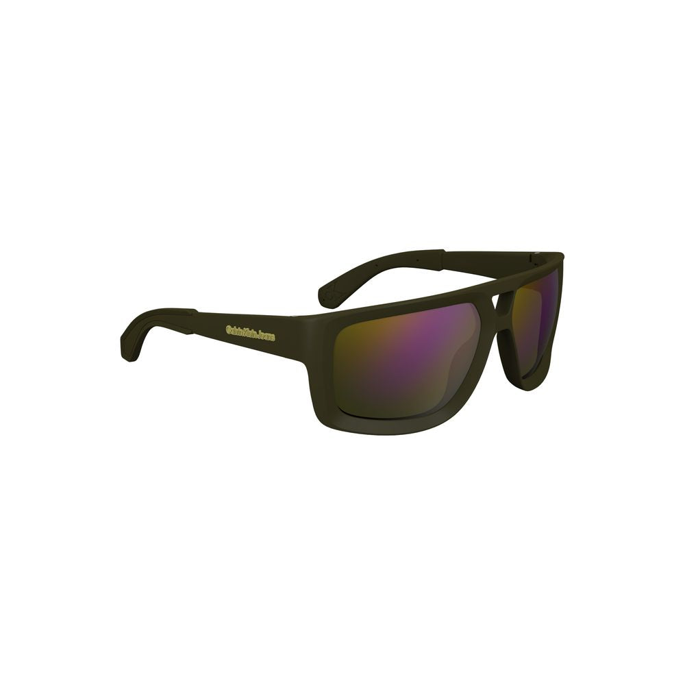 Calvin Klein Green Plastic Men Sunglass