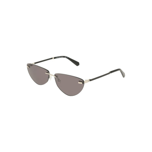 Calvin Klein Black Metal Women Sunglass CA-38328