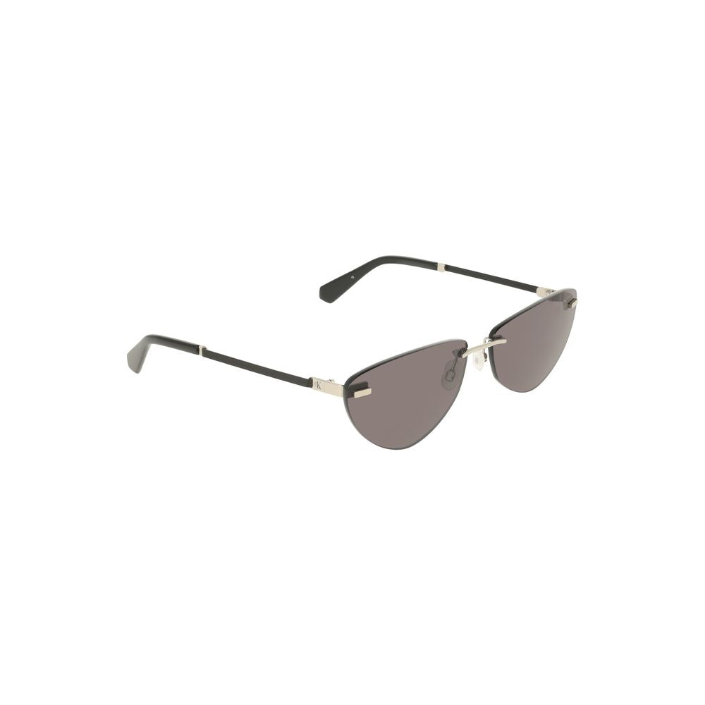 Calvin Klein Black Metal Women Sunglass CA-38328