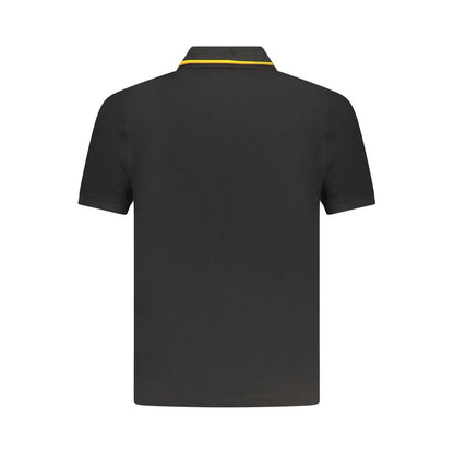 K-WAY Black Cotton Polo Shirt