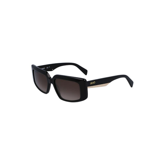Liu Jo Black Acetate Women Sunglasses LI-29675