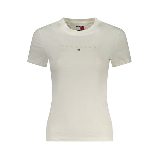Tommy Hilfiger White Cotton Women T-Shirt