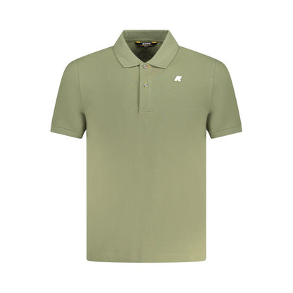 K-WAY Green Cotton Polo Shirt