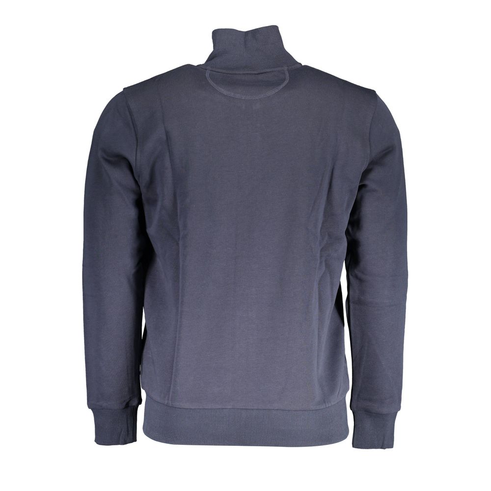 La Martina Blue Cotton Sweatshirt