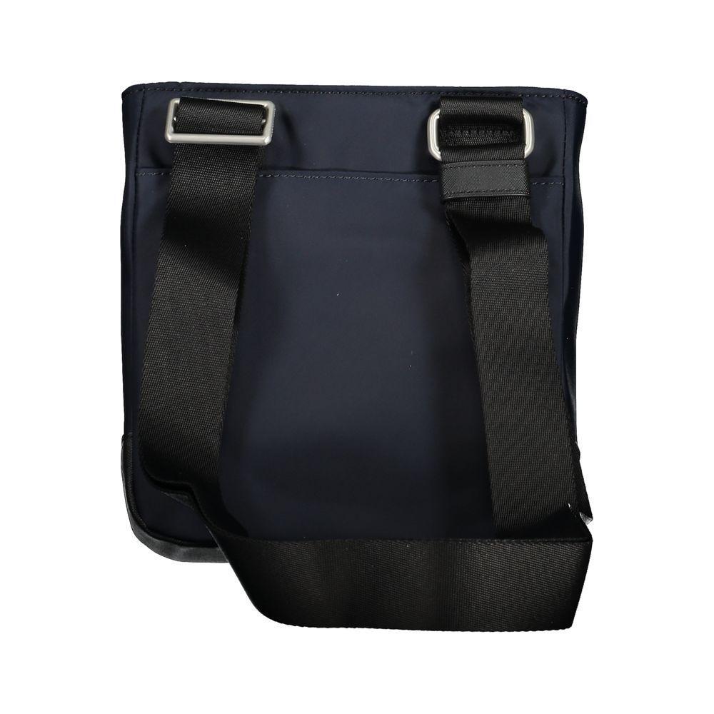 Tommy Hilfiger Sleek Blue Shoulder Bag with Contrasting Details TO-27508