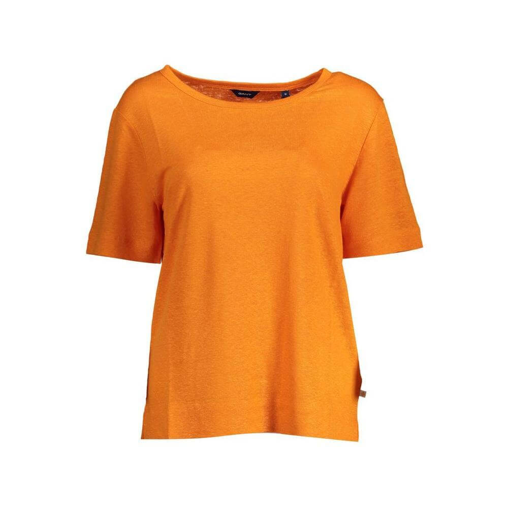 Gant Orange Linen Women Top GA-37844-S