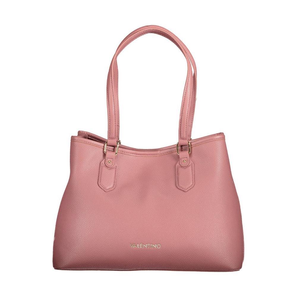 Front view with bag zipped and handles upright.