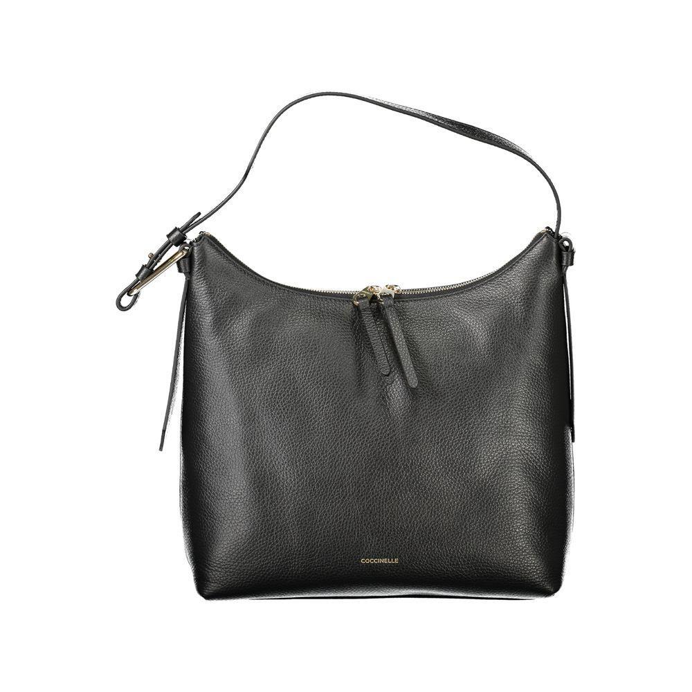 Front view with bag zipped and handles upright.