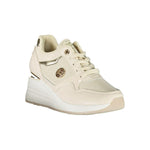 Laura Biagiotti Beige Synthetic Women Sneaker LA-36504-EU39/US9