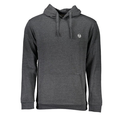Sergio Tacchini Gray Cotton Men Sweater