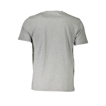 Back view of North Sails Brown Cotton Men T-Shirt showcasing casual style and premium fabric.