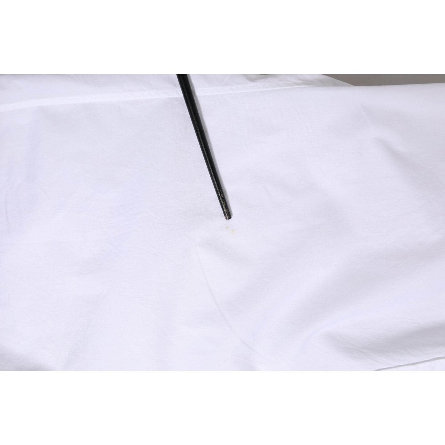 Dolce & Gabbana White Cotton Long Sleeves Dress Formal Shirt