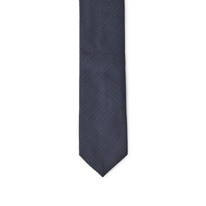 Jil Sander Blue Silk Tie