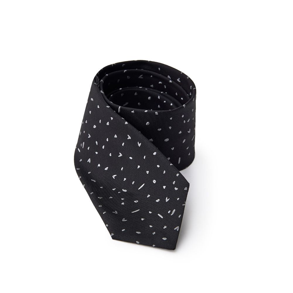 Jil Sander Black Silk Tie