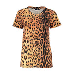 Cavalli Class Orange Cotton Tops & T-Shirt CA-26768-XS