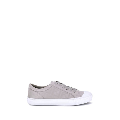 Fendi Beige Rubber Low Top Sneakers