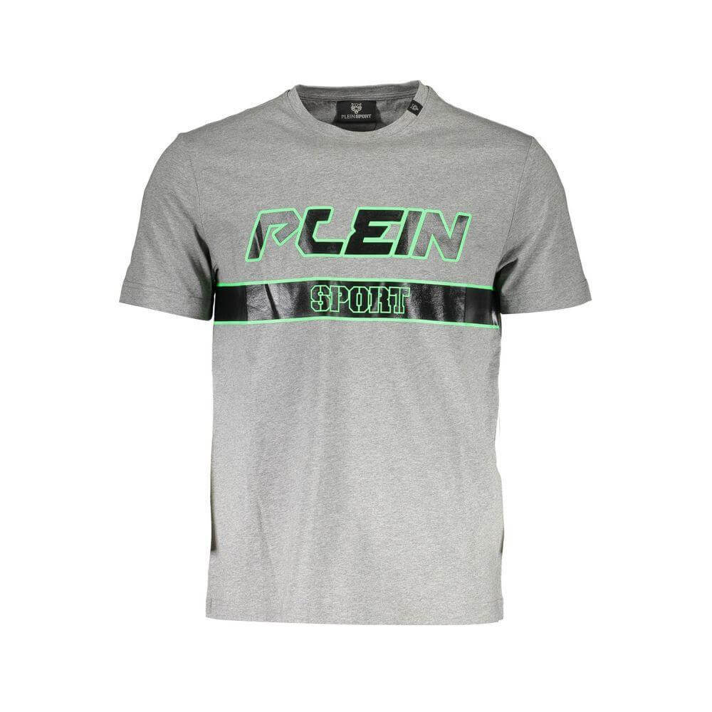 Plein Sport Brown Cotton Men T-Shirt PL-37385-S