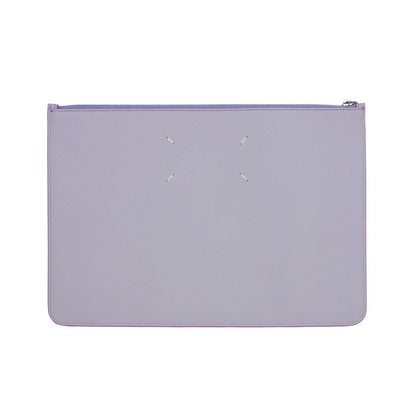 Maison Margiela Purple Calfskin Clutch Bag