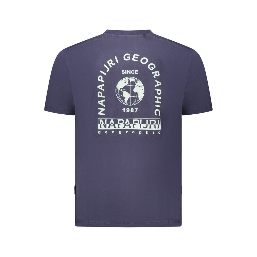 Napapijri Blue Cotton T-Shirt