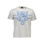 Plein Sport White Cotton Men T-Shirt PL-9566-S