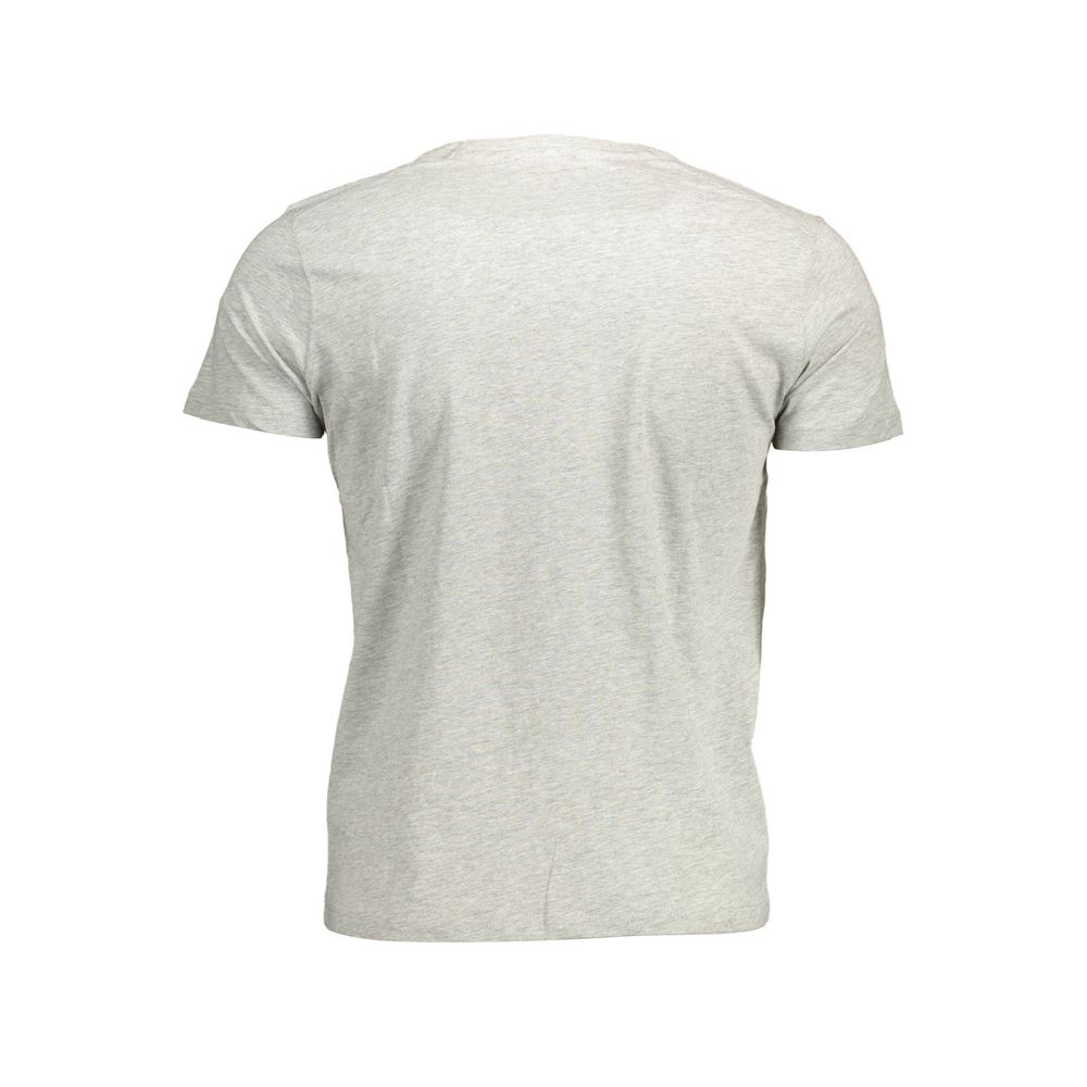 Back view of U.S. POLO ASSN. Brown Cotton Men T-Shirt showcasing casual elegance and iconic branding.