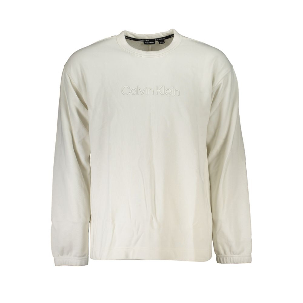 Calvin Klein White Cotton Men Sweater