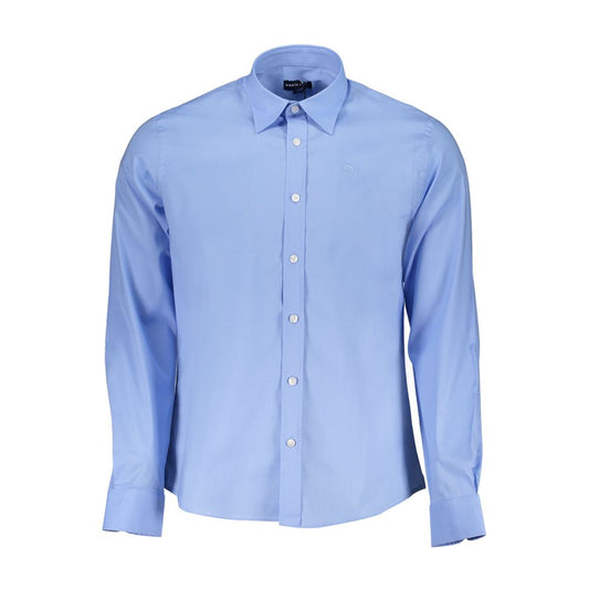North Sails Light Blue Cotton Men Shirt