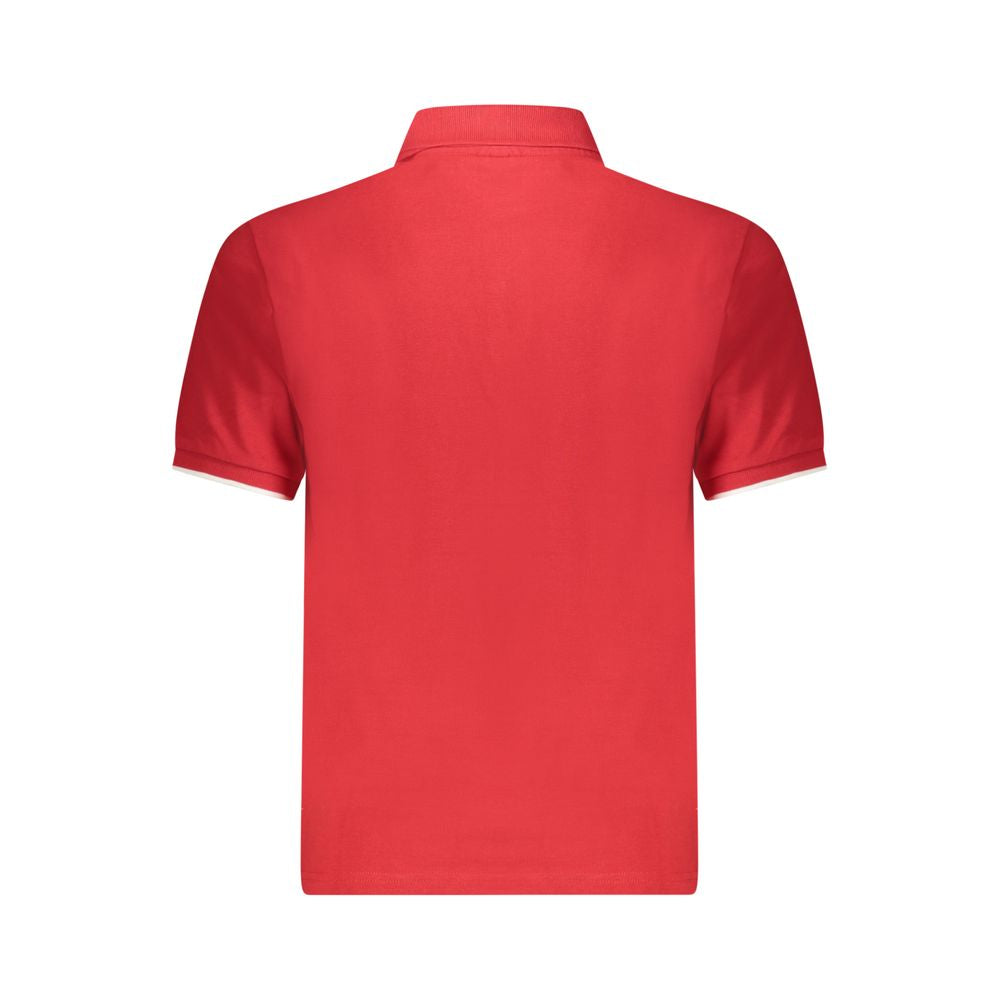 North Sails Red Cotton Polo Shirt