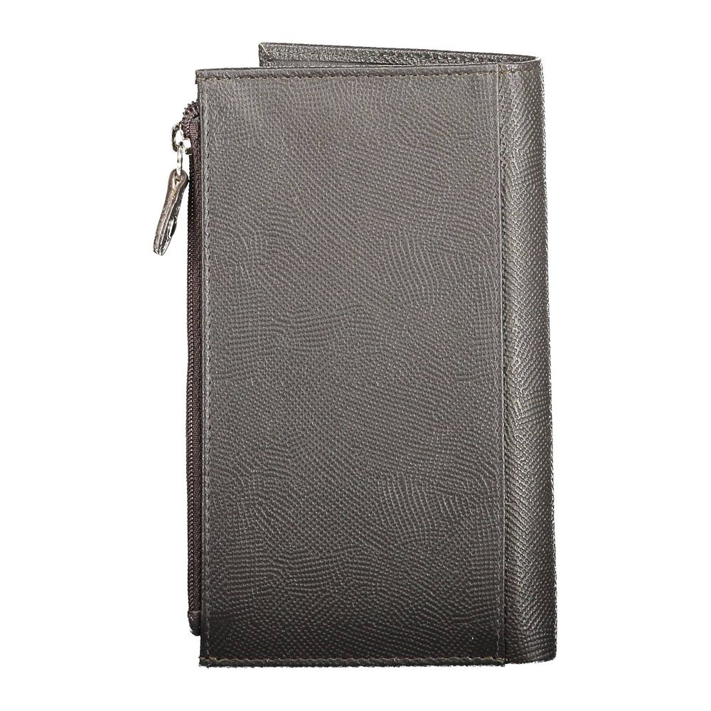 Sergio Tacchini Brown Leather Wallet