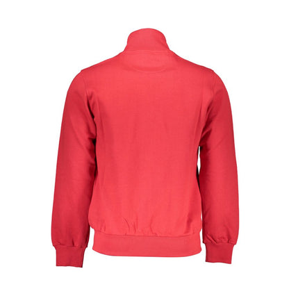 La Martina Red Cotton Sweatshirt