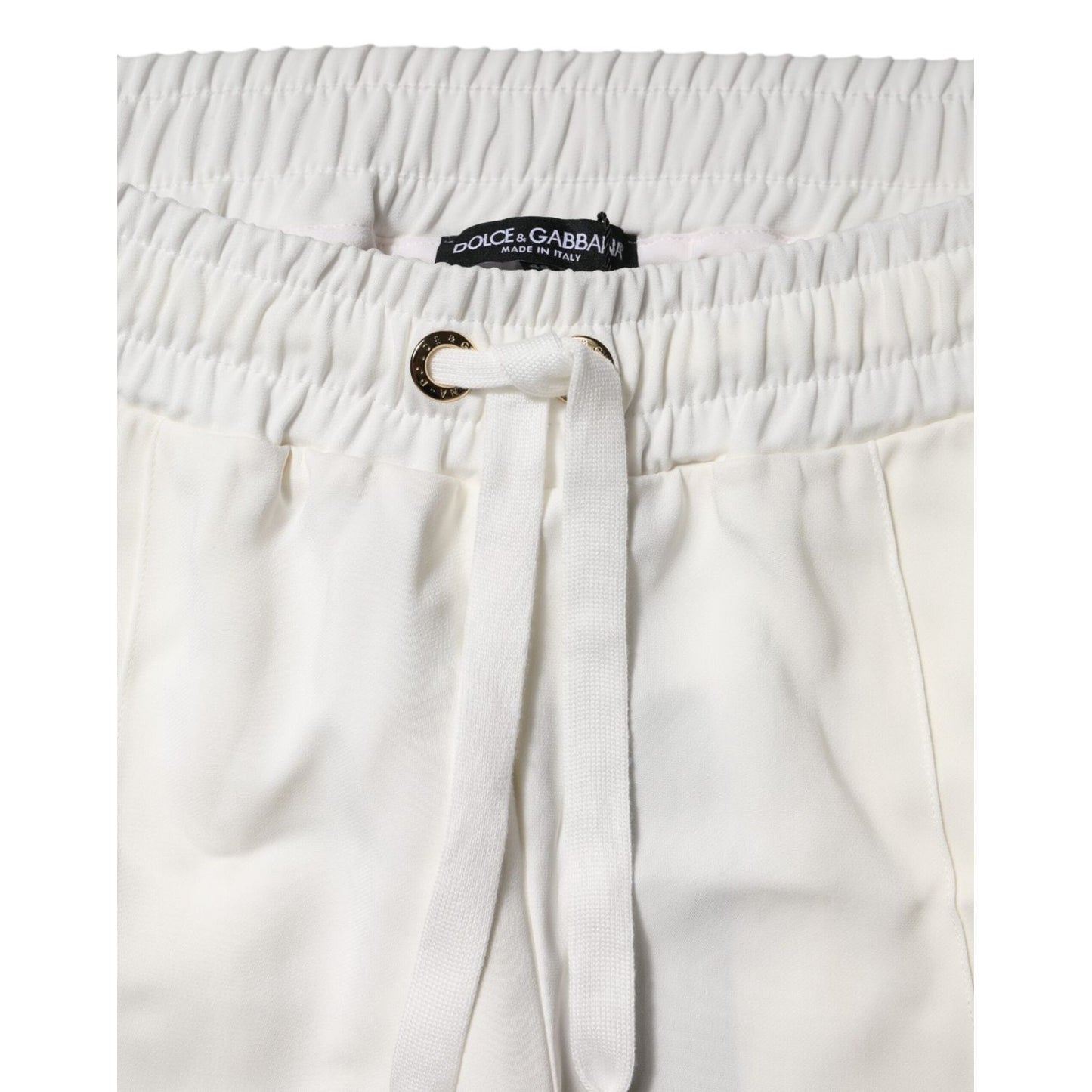Dolce & Gabbana White Jogger Sweatpants Pants