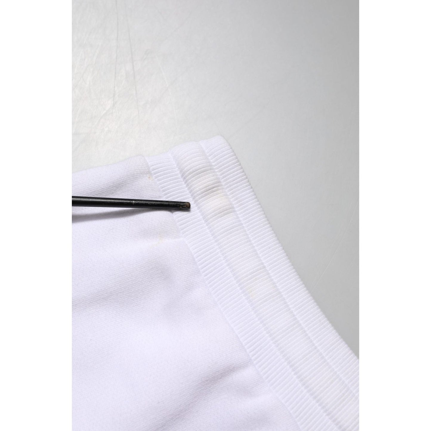 Dolce & Gabbana White Cotton Stretch Jogger Sweatpants Pants PAN76511-40