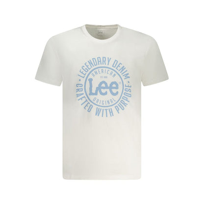 Lee White Cotton T-Shirt