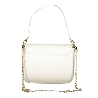 Mario Valentino White Polyethylene Handbag