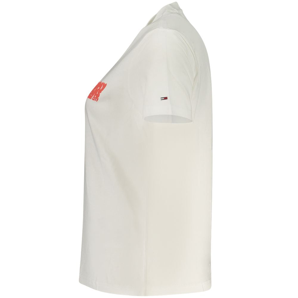 Tommy Hilfiger Beige Cotton Women T-Shirt