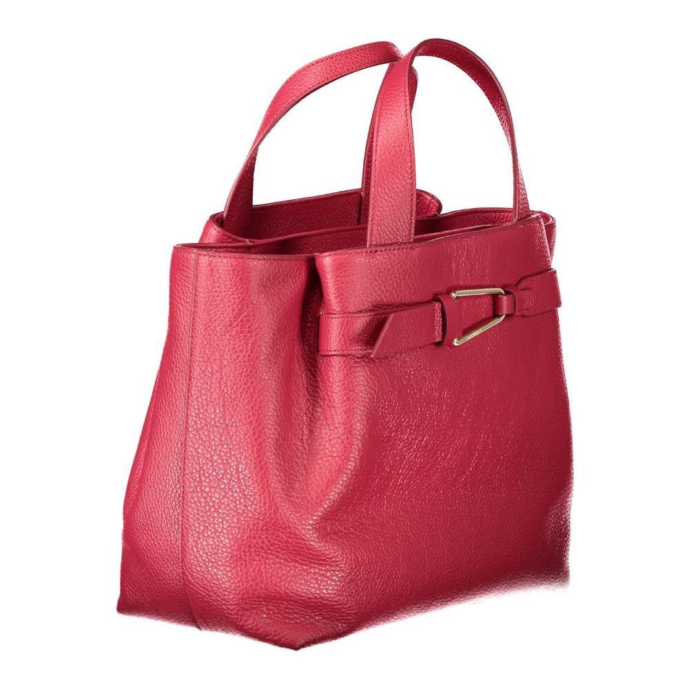 Front view with bag zipped and handles upright.