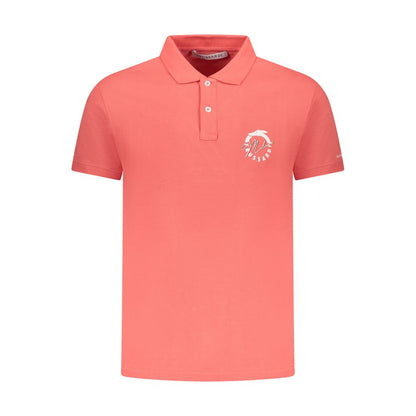 Trussardi Pink Cotton Polo Shirt