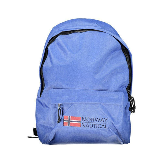 Norway 1963 Blue Polyester Men Backpack NO-37901