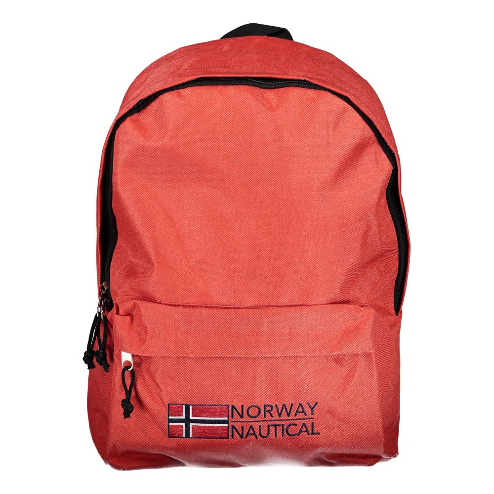 Norway 1963 Red Polyester Men Backpack