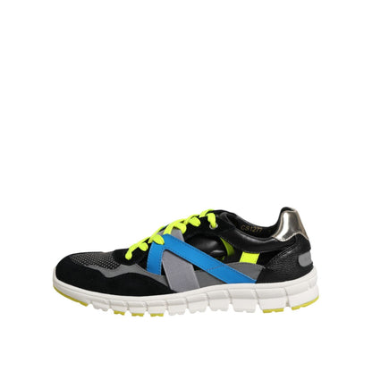 Dolce & Gabbana Multicolor Lace Up Low Top Men Sneakers Shoes