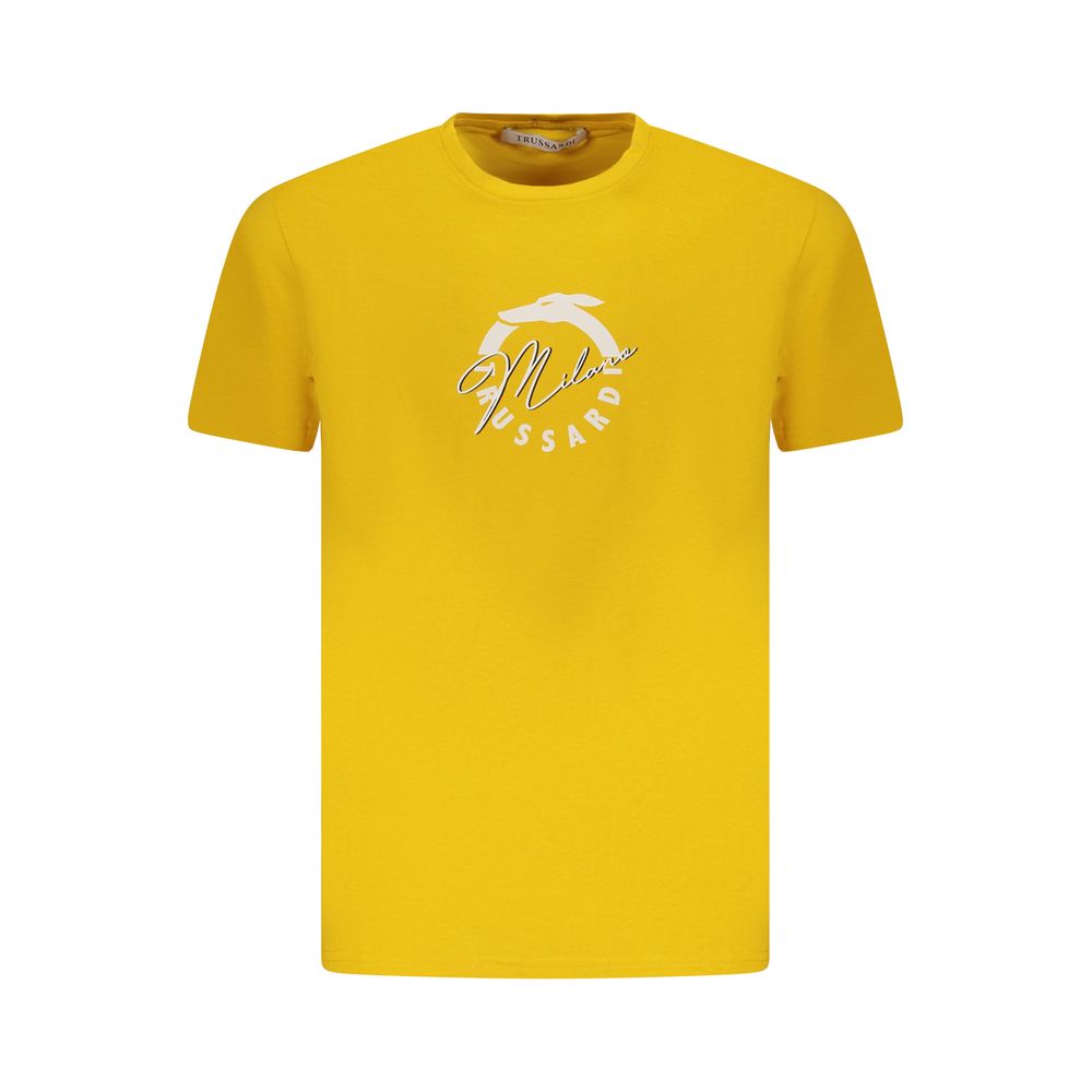 Trussardi Yellow Cotton T-Shirt