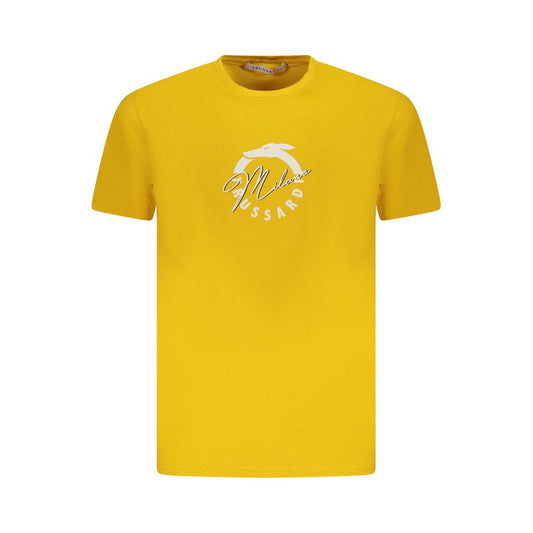 Trussardi Yellow Cotton Men T-Shirt