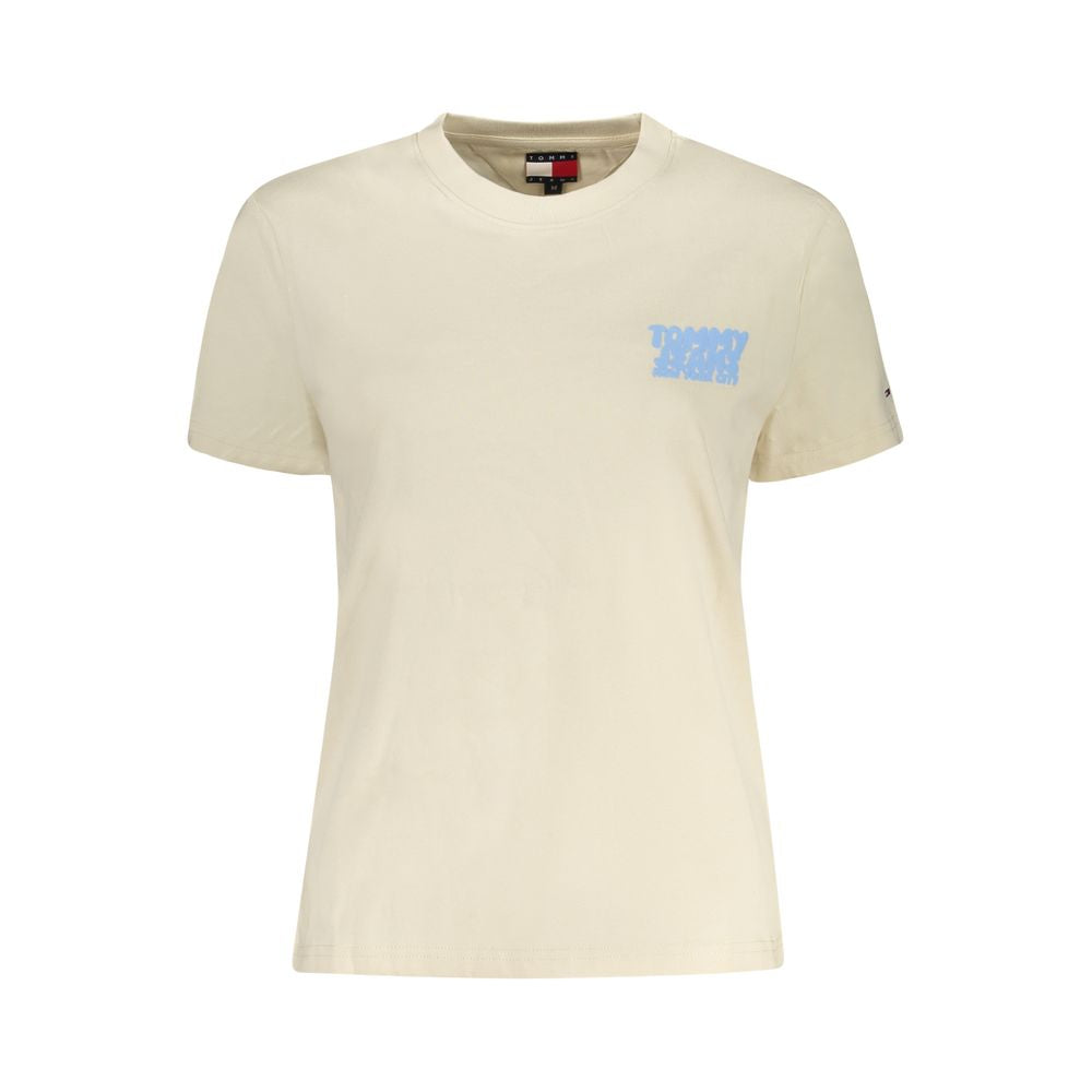 Tommy Hilfiger Beige Cotton Women Top TO-38432-XL