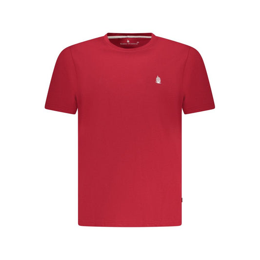 Marina Yachting Red Cotton Men T-Shirt