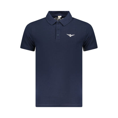 Accademia Militare Blue Cotton Polo Shirt