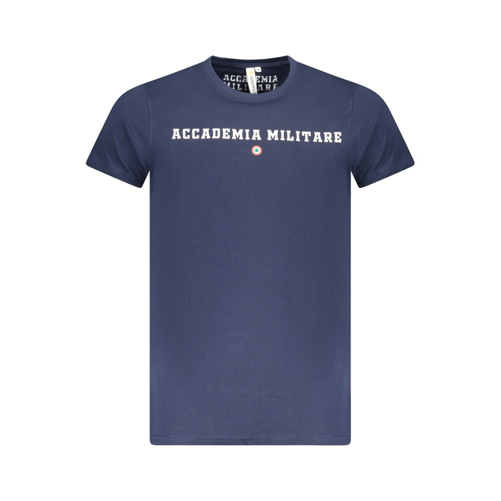 Accademia Militare Blue Cotton T-Shirt